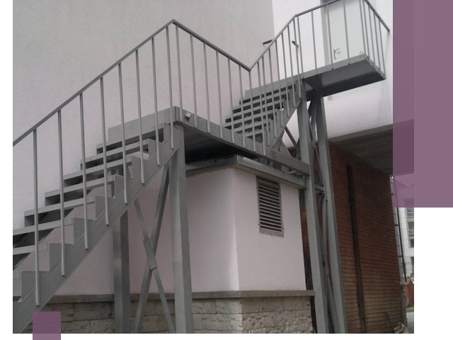 Монтаж пожарных лестниц под ключ в Дальнегорске с гарантией качества