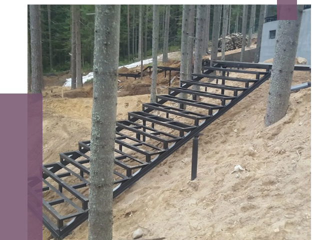 Монтаж металлических лестниц в Дальнегорске от 13653 руб. 