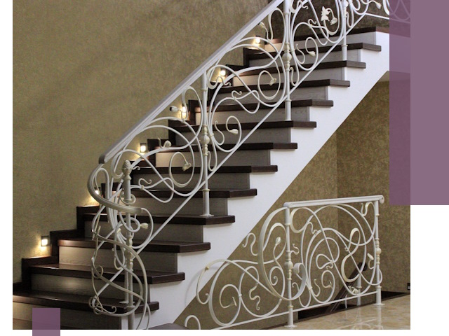 Кованые лестницы под ключ в Дальнегорске — изготовление и монтаж