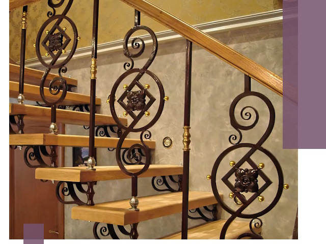 Изготовление кованых лестниц под ключ в Дальнегорске