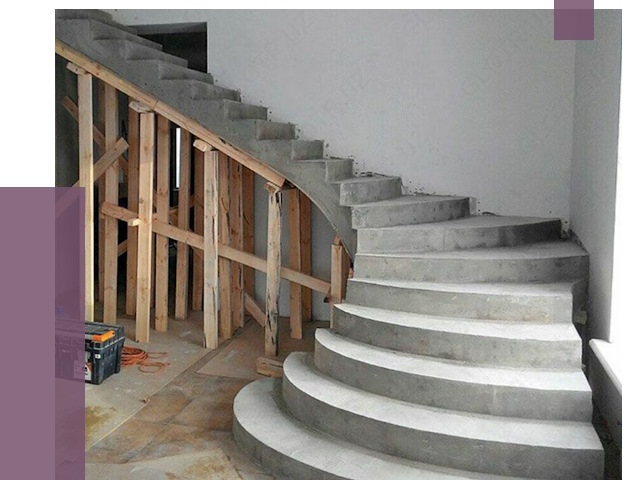 Изготовление бетонных лестниц под ключ в Дальнегорске от 20093 руб. | ПРОЛЁТ-Дль