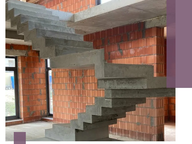 Изготовление бетонных лестниц под ключ в Дальнегорске