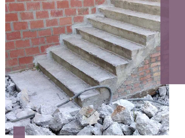 Демонтаж бетонных лестниц в Дальнегорске: быстро и безопасно