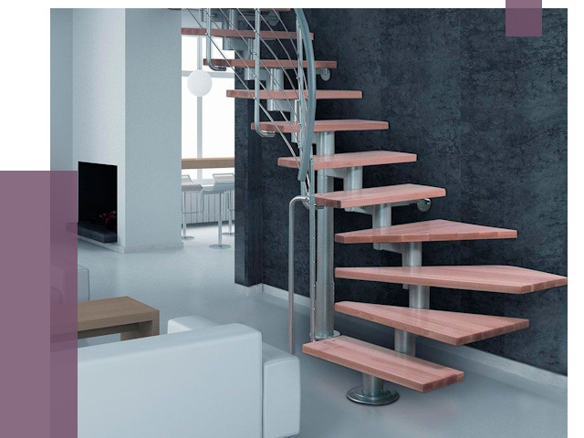 Модульные лестницы в Дальнегорске от 17002 руб. — купить в ПРОЛЁТ-Дль