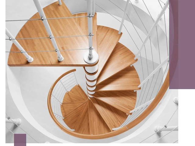 Изготовление винтовых лестниц под ключ в Дальнегорске