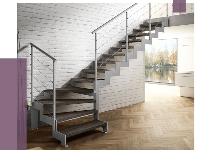 Г-образные лестницы под ключ в Дальнегорске от 37352 руб. | ПРОЛЁТ-Дль