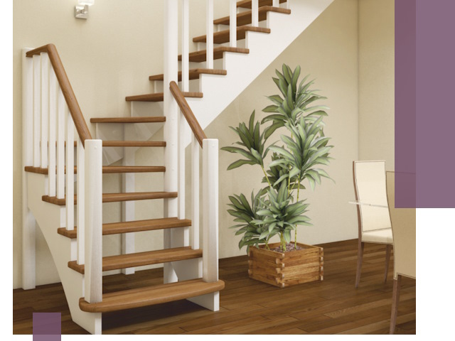 Г-образные лестницы под ключ в Дальнегорске — изготовление и монтаж