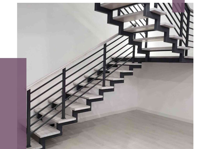 Лестницы на металлокаркасе под ключ в Дальнегорске от 12880 руб. | ПРОЛЁТ-Дль
