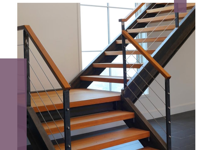 Изготовление лестниц на металлокаркасе в Дальнегорске от 19062 руб. | ПРОЛЁТ-Дль