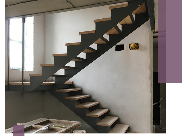 Изготовление лестниц на металлокаркасе в Дальнегорске от производителя