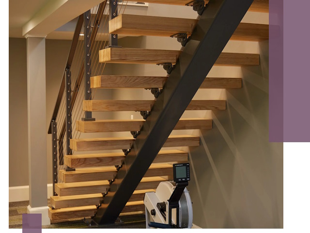 Лестницы на монокосоурах под ключ в Дальнегорске - изготовление и монтаж