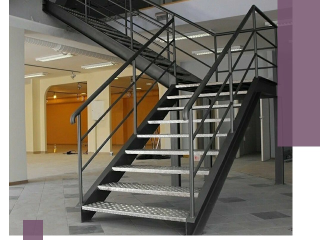 Лестницы для офиса в Дальнегорске: изготовление, монтаж, демонтаж