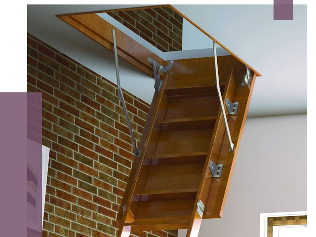 Установка чердачной лестницы в Дальнегорске от 7883 руб. | ПРОЛЁТ-Дль