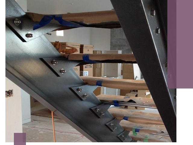 Усиление лестничных конструкций и усиление опор в Дальнегорске