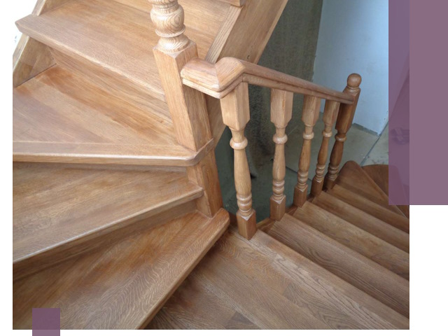 Дубовые лестницы под ключ в Дальнегорске: изготовление и монтаж