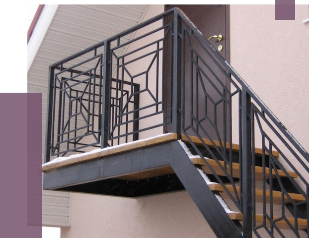 Металлические перила в Дальнегорске от 4328 руб.  | ПРОЛЁТ-Дль
