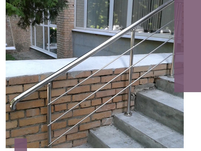 Перила из нержавеющей стали высокого качества в Дальнегорске