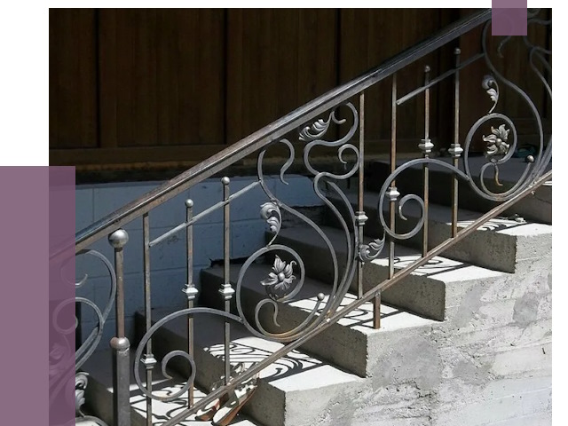 Кованые перила в Дальнегорске от 8758 руб. под ключ — качество от ПРОЛЁТ-Дль