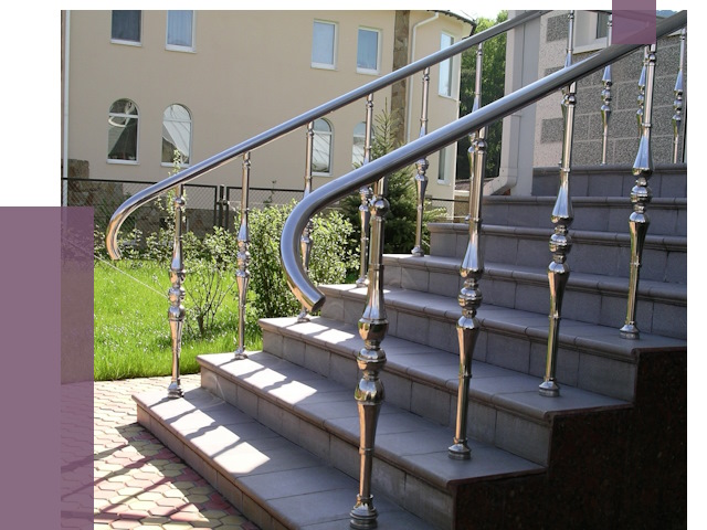 Перила для крыльца в Дальнегорске от 10819 руб. — монтаж ПРОЛЁТ-Дль