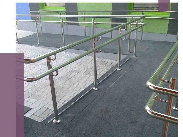 Ограждения пандусов в Дальнегорске от 4379 руб. монтаж | ПРОЛЁТ-Дль