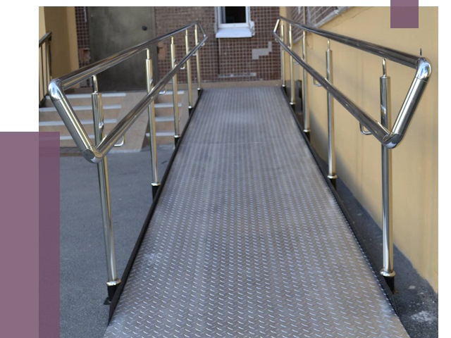 Пандусы в Дальнегорске от 12365 руб. — установка для инвалидов | ПРОЛЁТ-Дль