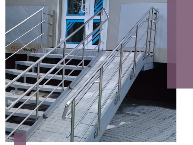 Пандус на крыльцо под ключ в Дальнегорске: монтаж и изготовление