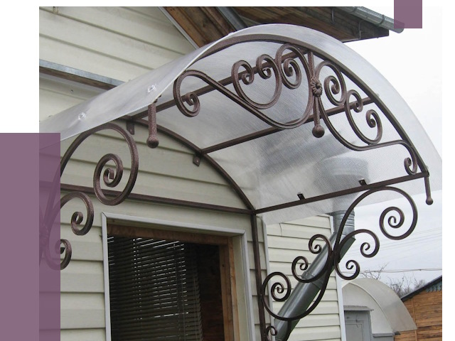 Изготовление козырьков в Дальнегорске от 7419 руб. — заказать | ПРОЛЁТ-Дль