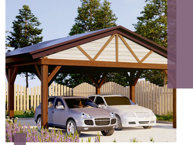 Навесы для автомобиля в Дальнегорске — изготовление и монтаж