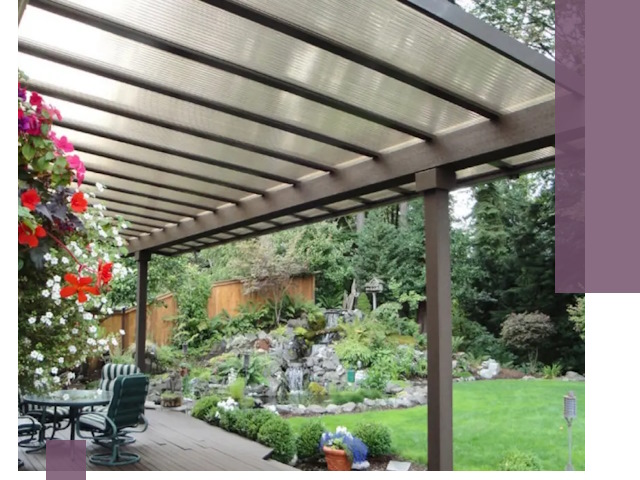 Навесы из поликарбоната под ключ в Дальнегорске быстро и надёжно