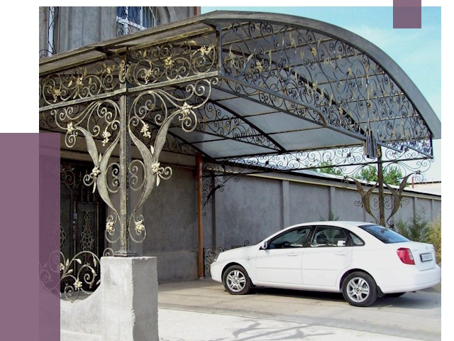 Кованые навесы в Дальнегорске от 14683 руб. | ПРОЛЁТ-Дль