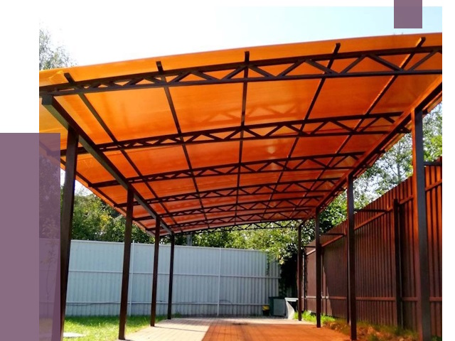 Односкатные навесы под ключ в Дальнегорске от 13241 руб. 