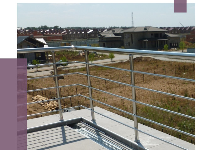 Парапеты из нержавеющей стали в Дальнегорске от 8037 руб. за м² | ПРОЛЁТ-Дль