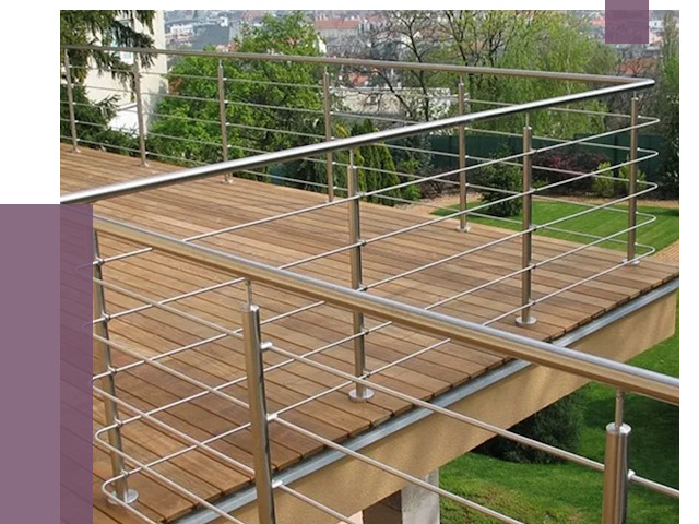 Алюминиевые парапеты в Дальнегорске под ключ от 7831 руб. 