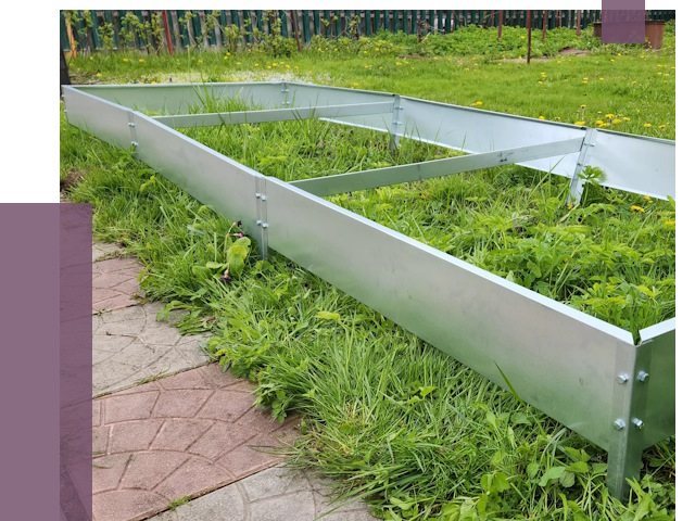 Металлические бордюры для грядок в Дальнегорске от 1803 руб. 