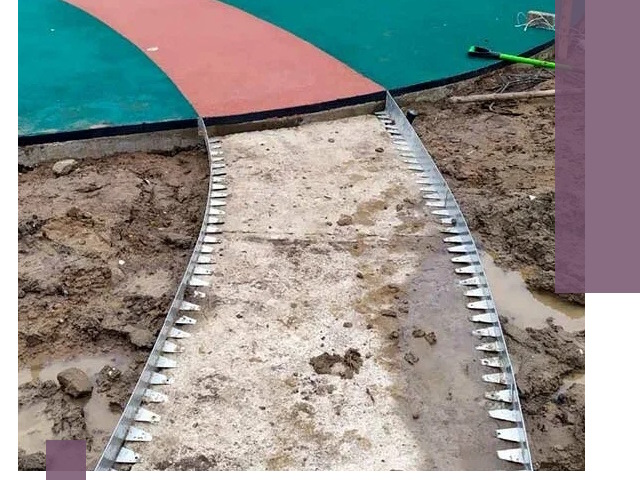 Металлические бордюры для дорожек в Дальнегорске — монтаж и изготовление