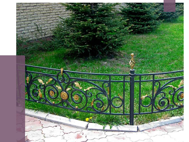 Кованые газонные ограждения в Дальнегорске от 7676 руб. — ПРОЛЁТ-Дль