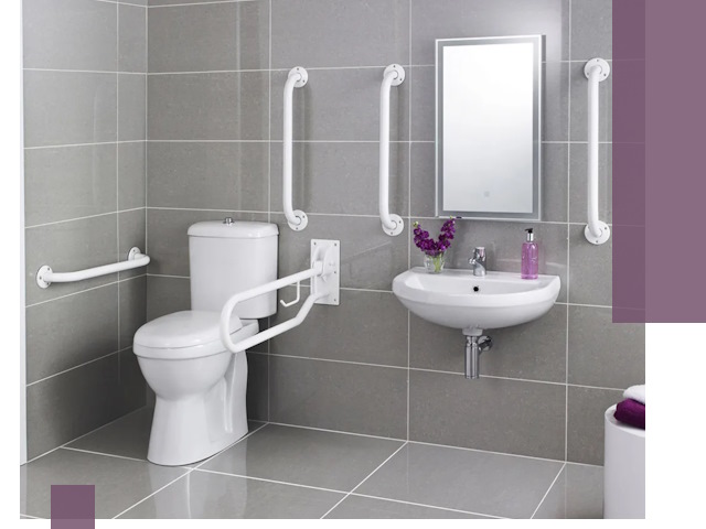 Поручни для санузлов в Дальнегорске: установка, ремонт и монтаж