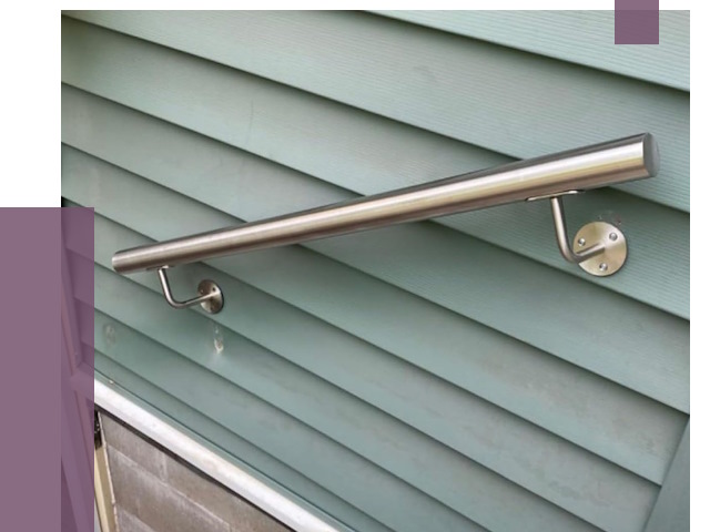 Поручни из нержавеющей стали в Дальнегорске от 7728 руб.  | ПРОЛЁТ-Дль